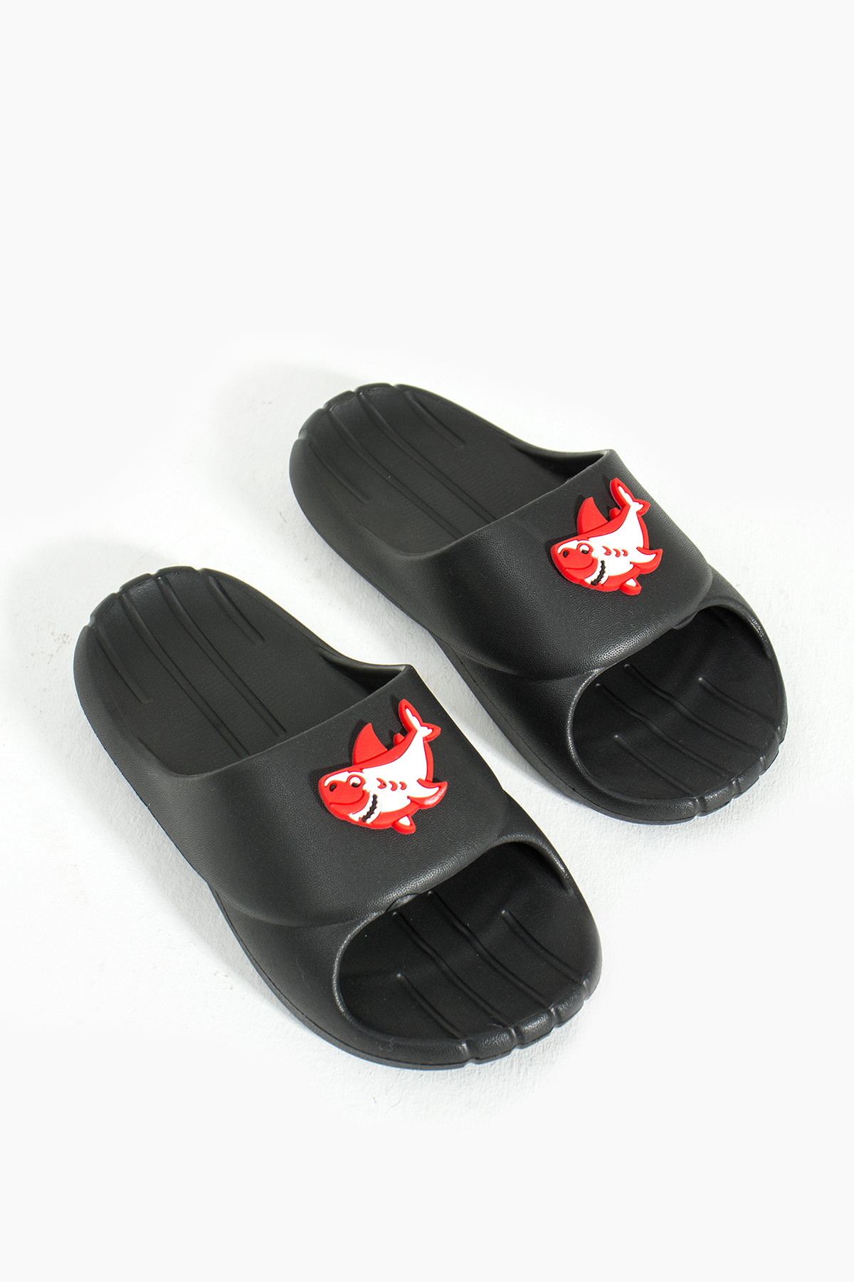 Maskotlu EVA Comfort Taban Günlük&Plaj&Kreş Çocuk Terlik DNZ15 - Siyah