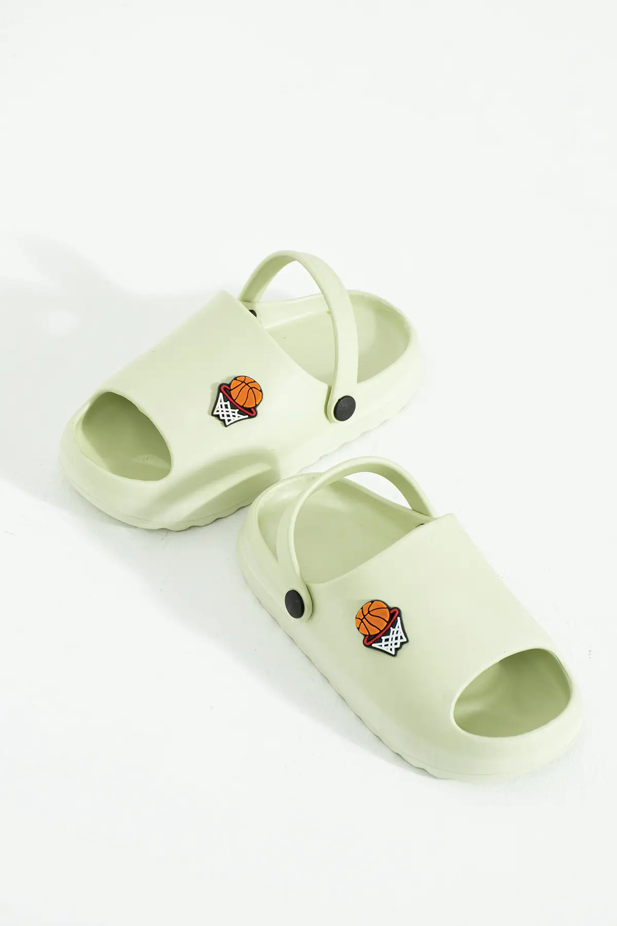 Pembe Potin Maskotlu Rahat Kalıp Günlük&Kreş Çocuk Sandalet 52-508-23 - Yeşil